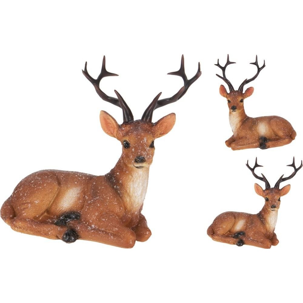 RENNA RESINA 14X6X14CM 2ASS